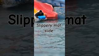 Slippery Mat Slide At Aquapark YouTubeNihaarna AmusementForce KidsRomaShow Unspeakable [upl. by Heger]