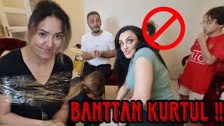 BANTTAN KURTULMA CHALLENGE  DUCT TAPE CHALLENGE [upl. by Akemor474]