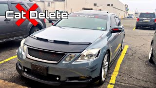 LEXUS GS 350 GETS CAT DELETE [upl. by Lednyc]