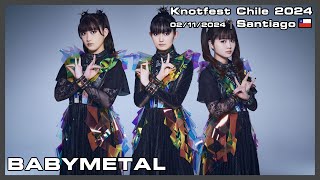 BABYMETAL  Knotfest Chile 2024  02112024 [upl. by Miarfe]