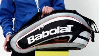 TennisPointde  Babolat Racket Holder X6 Team Line Black [upl. by Faith]