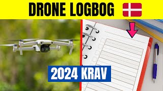 Drone Logbog 2024  Gratis Løsning incl dokumentation  Få Styr på Reglerne 🇩🇰 [upl. by Gilli925]