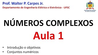 Aula 1 Conjuntos Numéricos [upl. by Noxas]