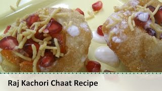 Raj Kachori Chaat Recipe  Indian Chaat Snacks  Indian Street Food by Healthy Kadai [upl. by Aydiv]