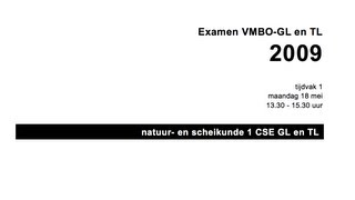 Uitleg Examen Nask1 Natuurkunde GL en TL 2009 tijdvak 1 [upl. by Allecnirp]