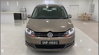 Volkswagen Sharan 20 TSI 2014 Gold Sunroof SNF4183G [upl. by Putscher]