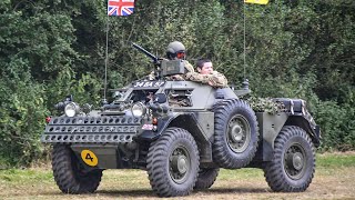 Daimler Ferret Mk1 FV701 Armoured Scout Car at Capel Military Show [upl. by Castor941]