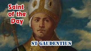 St Gaudentius  Saint of the Day with Fr Lindsay  12 February 2021 [upl. by Lledor]