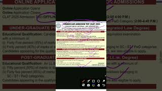 CLAT exam 2025 clat exam 2024 CLAT 2025 [upl. by Eppie]