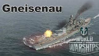 World of Warships Gneisenau Brawling Like A Boss [upl. by Arodoeht27]