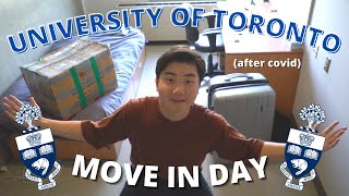 UOFT MOVE IN DAY VLOG  University of Toronto College Move In Day 2021 [upl. by Adniram415]