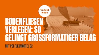 Bodenfliesen verlegen So gelingt großformatiger Belag [upl. by Fontes]