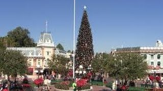 A Disneyland Christmas Main Street Holiday Decorations 2012 HD POV [upl. by Tabina]