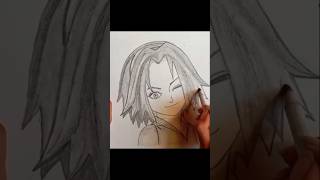 How To Draw Anime Girl drawing art artwork shorts sketch anime trending short ytshorts [upl. by Yddub]