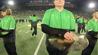 Drum POV Oregon Marching Band  Maryland Halftime [upl. by Uhile]