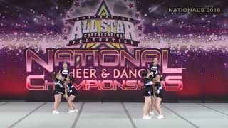 12  18 Years Cheerleading Routine  quotOxygenquot Senior Level 1  2018 AASCF Nationals  Brisbane [upl. by Nauh]