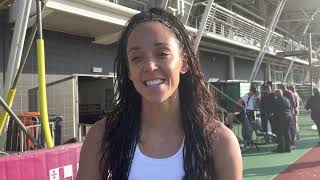 quotIts probably the last time Ill do a relayquot Katarina JohnsonThompson on her Götzis preparations [upl. by Acirret]