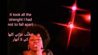 I WILL SURVIVE  Gloria Gaynor مع الكلمات بالعربية [upl. by Amilas]