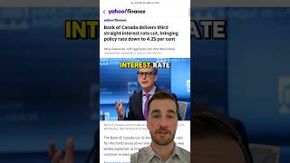 Bank of Canada CUTS interest rates again shorts [upl. by Yelnoc]