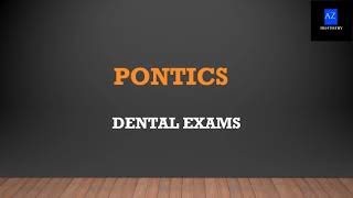 MCQs on Prosthodontics FPD Pontics Dental surgeon exams [upl. by Seda329]