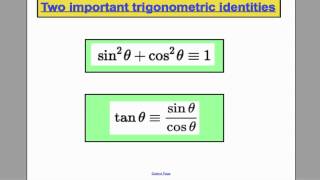 ALevel Maths Edexcel Trigonomtery Revision  L10  Core 3 Edexcel Maths ALevel [upl. by Durr500]