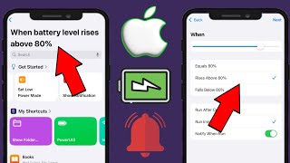 Ontvang een melding wanneer de batterij van uw iPhone 80 bereikt tijdens het opladen [upl. by Eniamraj]