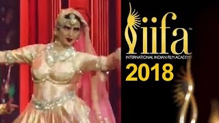 Actress Rekha Dance Performance IIFA 2018 Bangkok [upl. by Venice977]