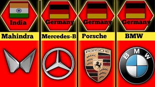 Most popular Cars brands from different countries in the world record comparison video [upl. by Quillon]