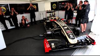 Lotus F1 Car plays Happy Birthday [upl. by Ellezig]