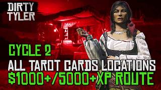 All Tarot Card Locations CYCLE 2 For Madam Nazar Collection Red Dead Online RDR2 [upl. by Jamil]