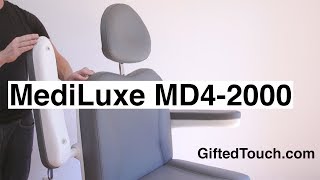 MediLuxe MD42000 Deluxe Treatment Chair Exam Table and MedSpa Bed [upl. by Magda907]