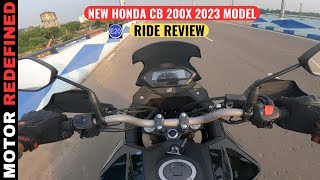 New Honda CB 200X E20 2023 Model Ride Review  Better Than Hero Xpulse 200 4V [upl. by Onig]