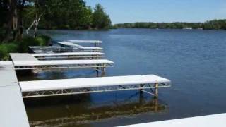 Wisconsin Dells Area Log Home at Castle Rock Lake [upl. by Eirene62]