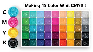 Making 45 Colors with CMYK Colors [upl. by Samal858]