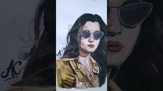 Alia Bhatt 🧡 art artist painting drawing alia aliabhatt aliabhat [upl. by Nodle636]