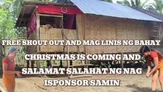 FREE SHOUT OUTMAG LINIS NG BAHAY DAILY ROUTINE AND SALAMAT SALAHAT NG NAG ISPONSOR SAMIN [upl. by Jenny]