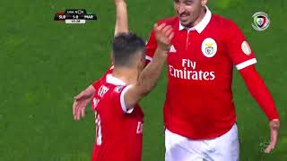 Benfica 10 Marítimo Liga 25ª J Golo de Jonas [upl. by Eelnayr]