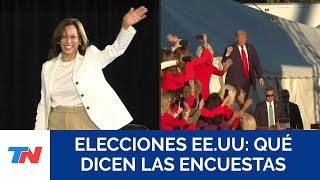 ELECCIONES ESTADOS UNIDOS Kamala Harris aventaja a nivel nacional a Donald Trump en una encuesta [upl. by Bakerman140]