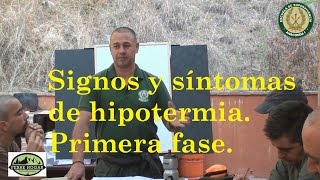 Signos y síntomas de hipotermia Primera fase [upl. by Macdermot]