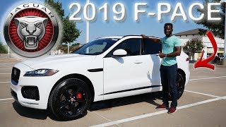 Jaguars First SUV  2019 Jaguar FPace S AWD Review [upl. by Bullis]