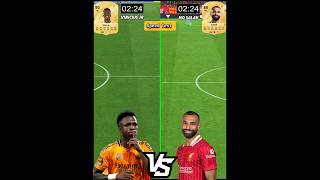 Mo Salah Vs Vinicius Jr ⚡Speed Test In FC 25 shorts eafc25 salah vinicius [upl. by Eednahs]