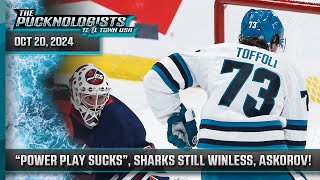 “Power Play Sucks” Sharks Still Winless Askarov  The Pucknologists 222 [upl. by Hubing]