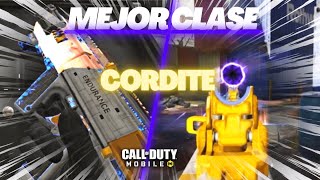 MEJOR CLASE PARA TU CORDITE MJ  CALL OF DUTY MOBILE [upl. by Kampmann]