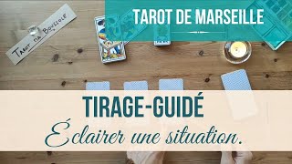 Tirageguidé  Tarot de Marseille  Éclairer une situation avec un tirage à 3 cartes [upl. by Emmons]