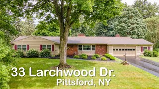 33 Larchwood Dr Pittsford NY [upl. by Aramaj]