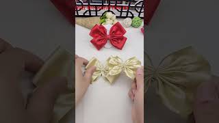 How to make a hair bows for girls hair bow wholesale [upl. by Ariamo]