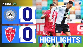 UDINESEMONZA 00  HIGHLIGHTS  Lucca’s efforts not enough to grab win for hosts  Serie A 202324 [upl. by Fu684]