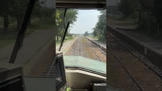 Thrills on Rails Inside the Cab of a HighSpeed Caterpillar Locomotive shortsviral shorts train [upl. by Inihor198]