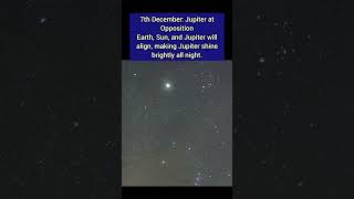 7th December Jupiter at Opposition 🌌  Don’t Miss This Rare Event [upl. by Tat78]