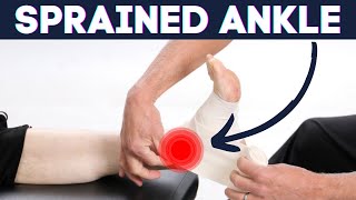 Sprained Ankle How to Wrap Ankle Sprains  Correct [upl. by Ludeman]